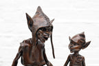 Parenthood Segment - Bronze Sculpture (Large) - Edition by artist David Goode - Wyecliffe Galleries