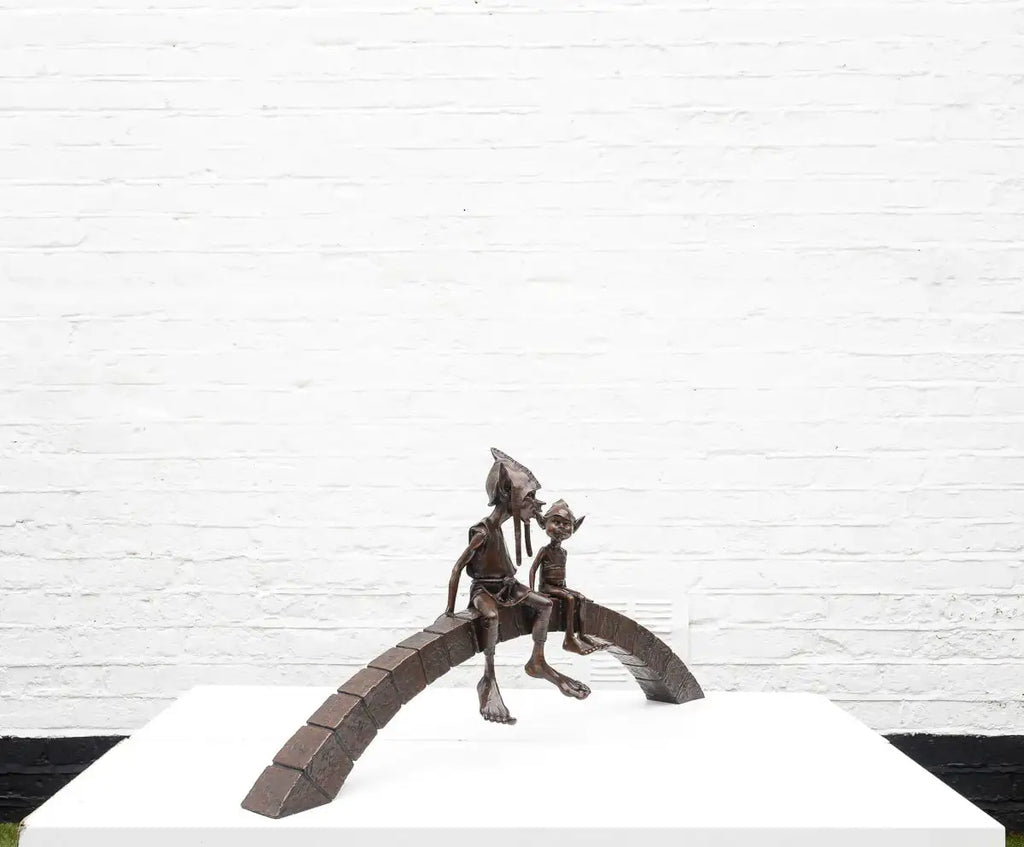 Parenthood Segment - Bronze Sculpture (Large) - Edition by artist David Goode - Wyecliffe Galleries