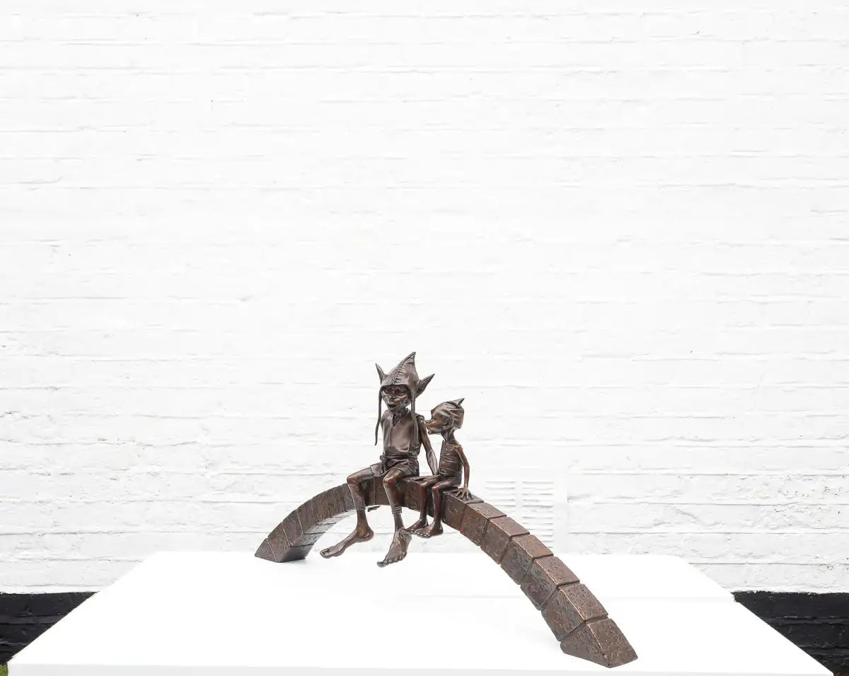 Parenthood Segment - Bronze Sculpture (Large) - Edition by artist David Goode - Wyecliffe Galleries