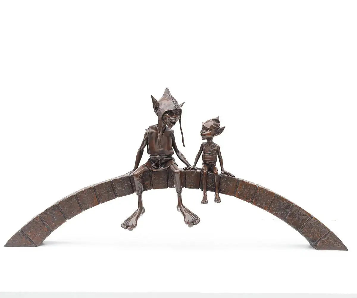 Parenthood Segment - Bronze Sculpture (Large) - Edition by artist David Goode - Wyecliffe Galleries