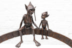 Parenthood Segment - Bronze Sculpture (Large) - Edition by artist David Goode - Wyecliffe Galleries