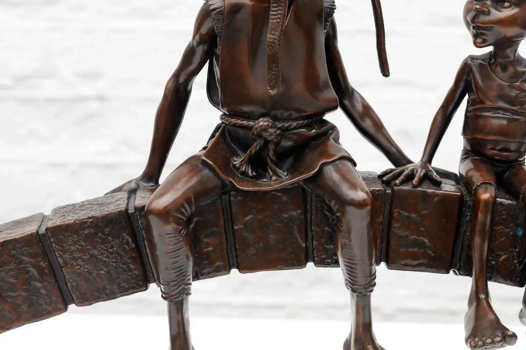 Parenthood Segment - Bronze Sculpture (Large) - Edition by artist David Goode - Wyecliffe Galleries