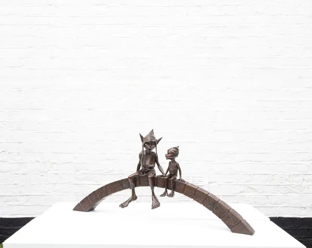 Parenthood Segment - Bronze Sculpture (Large) - Edition by artist David Goode - Wyecliffe Galleries