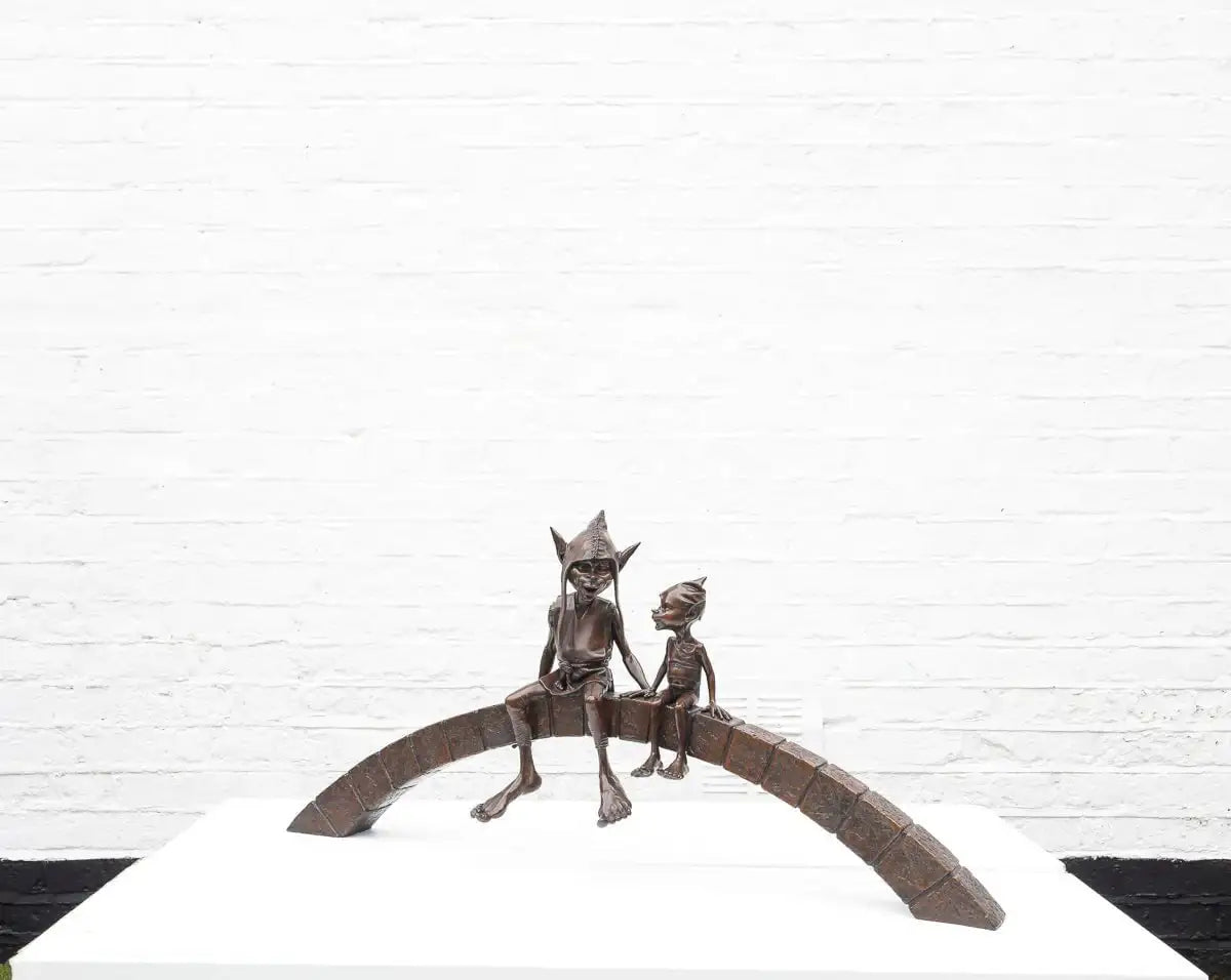 Parenthood Segment - Bronze Sculpture (Large) - Edition by artist David Goode - Wyecliffe Galleries