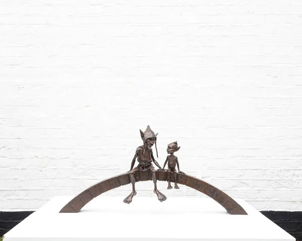 Parenthood Segment - Bronze Sculpture (Large) - Edition by artist David Goode - Wyecliffe Galleries