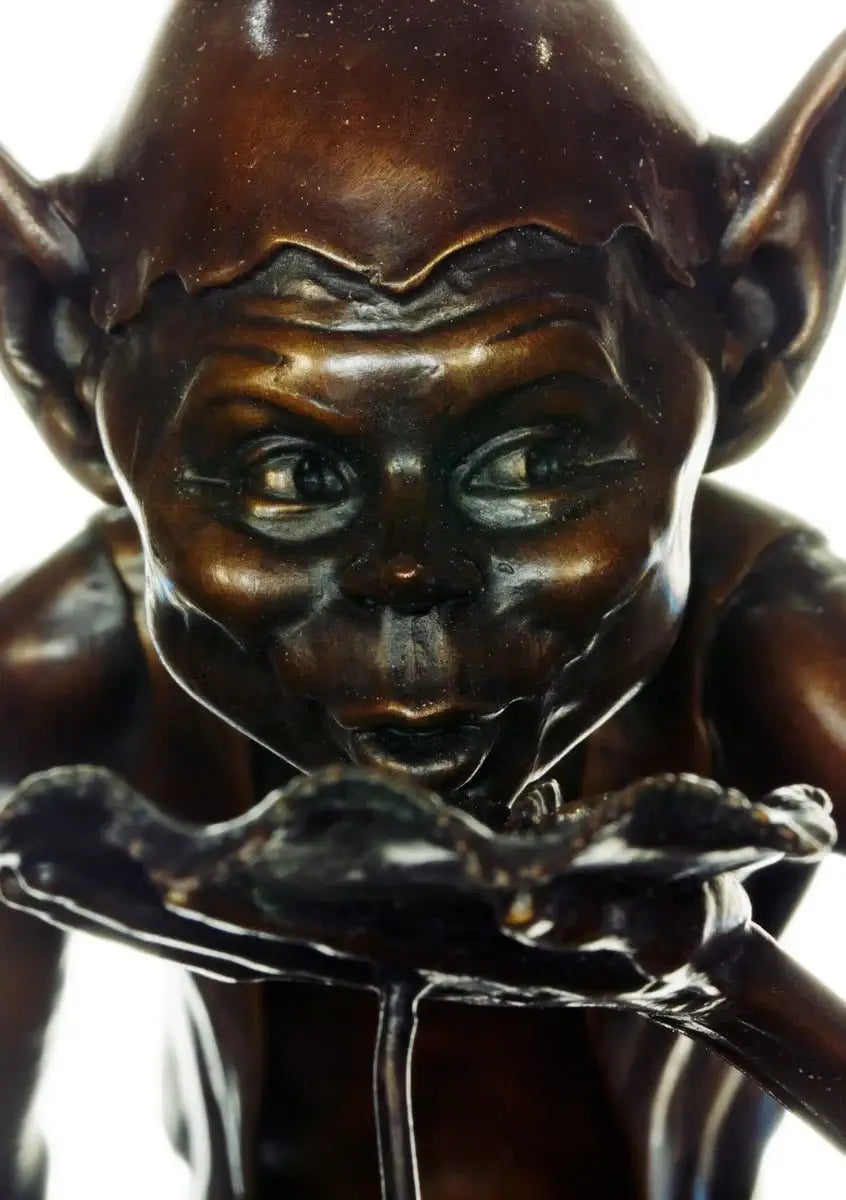 The Drinker - Bronze Sculpture (Miniature) - Edition by artist David Goode - Wyecliffe Galleries