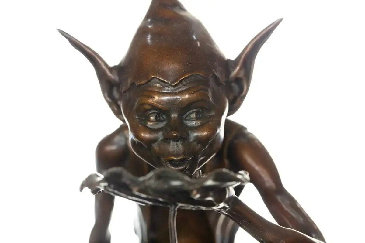 The Drinker - Bronze Sculpture (Miniature) - Edition by artist David Goode - Wyecliffe Galleries