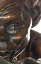 The Drinker - Bronze Sculpture (Miniature) - Edition by artist David Goode - Wyecliffe Galleries