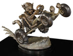 Vroom - Bronze Sculpture (Miniature) - Edition by artist David Goode - Wyecliffe Galleries