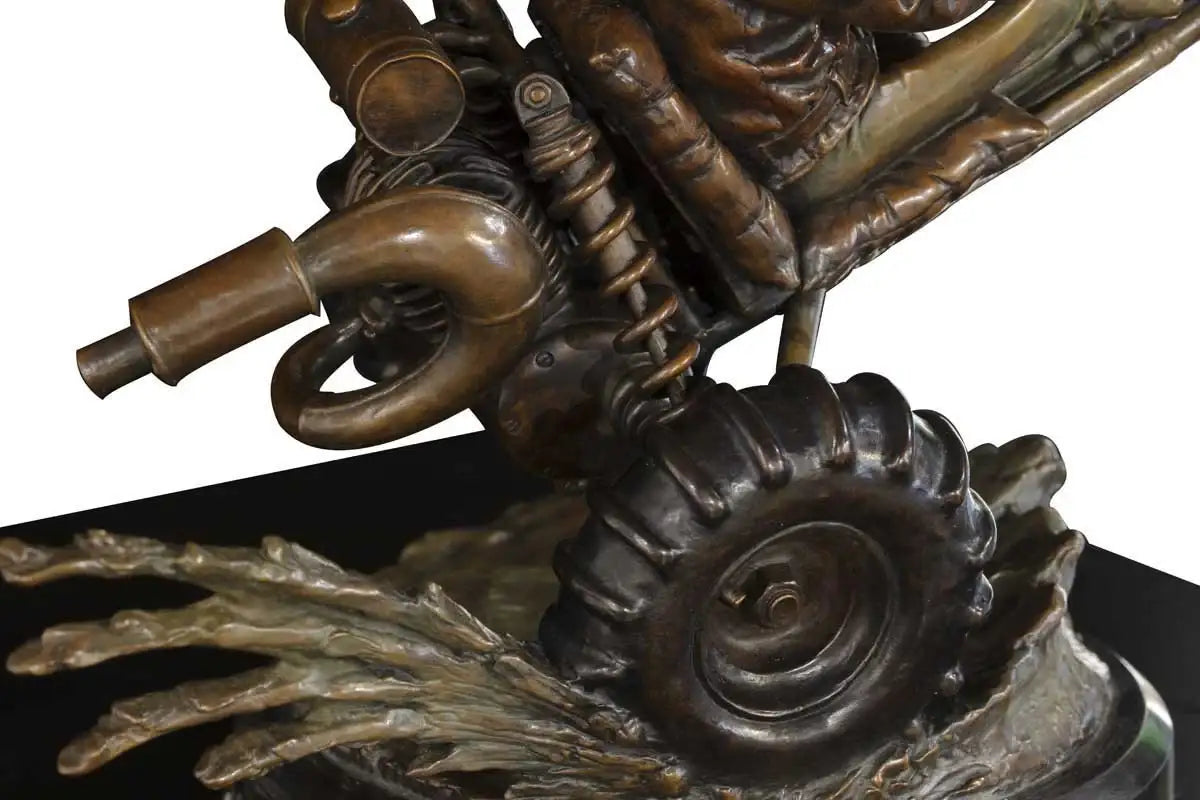 Vroom - Bronze Sculpture (Miniature) - Edition by artist David Goode - Wyecliffe Galleries