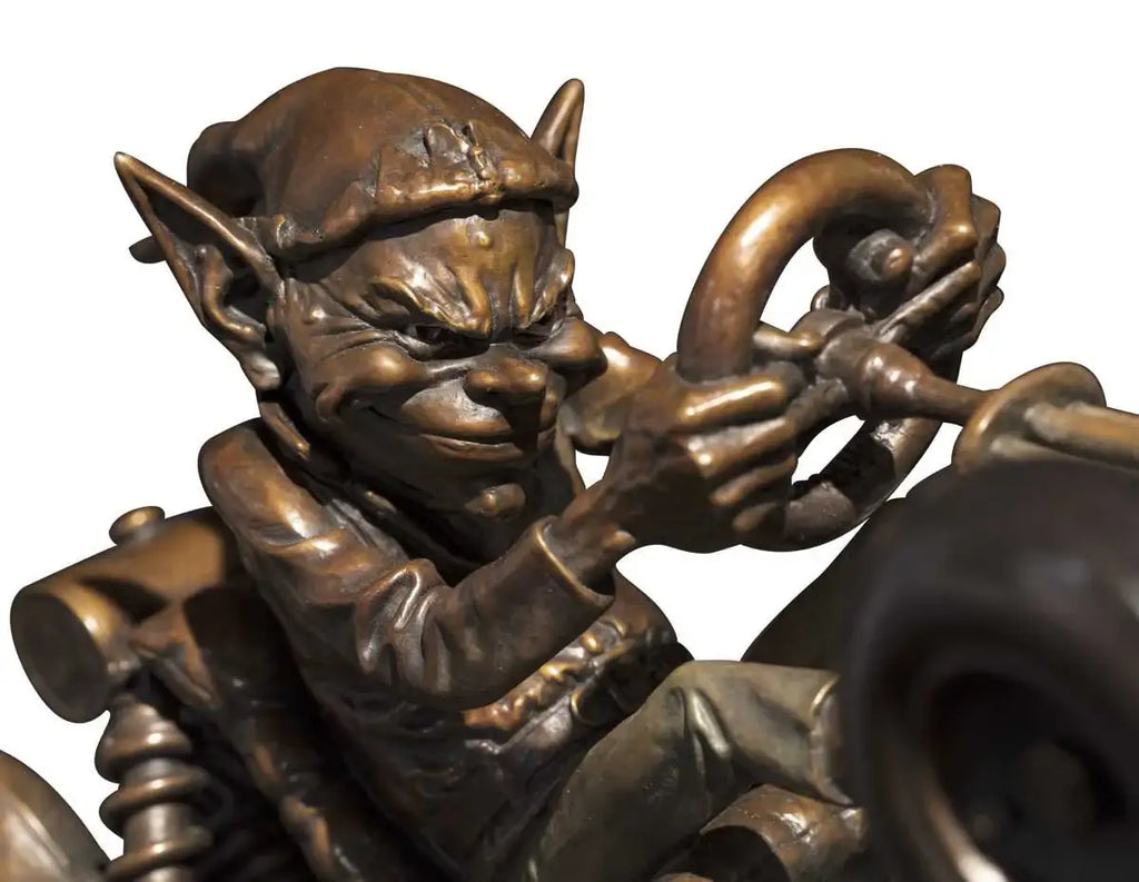 Vroom - Bronze Sculpture (Miniature) - Edition by artist David Goode - Wyecliffe Galleries