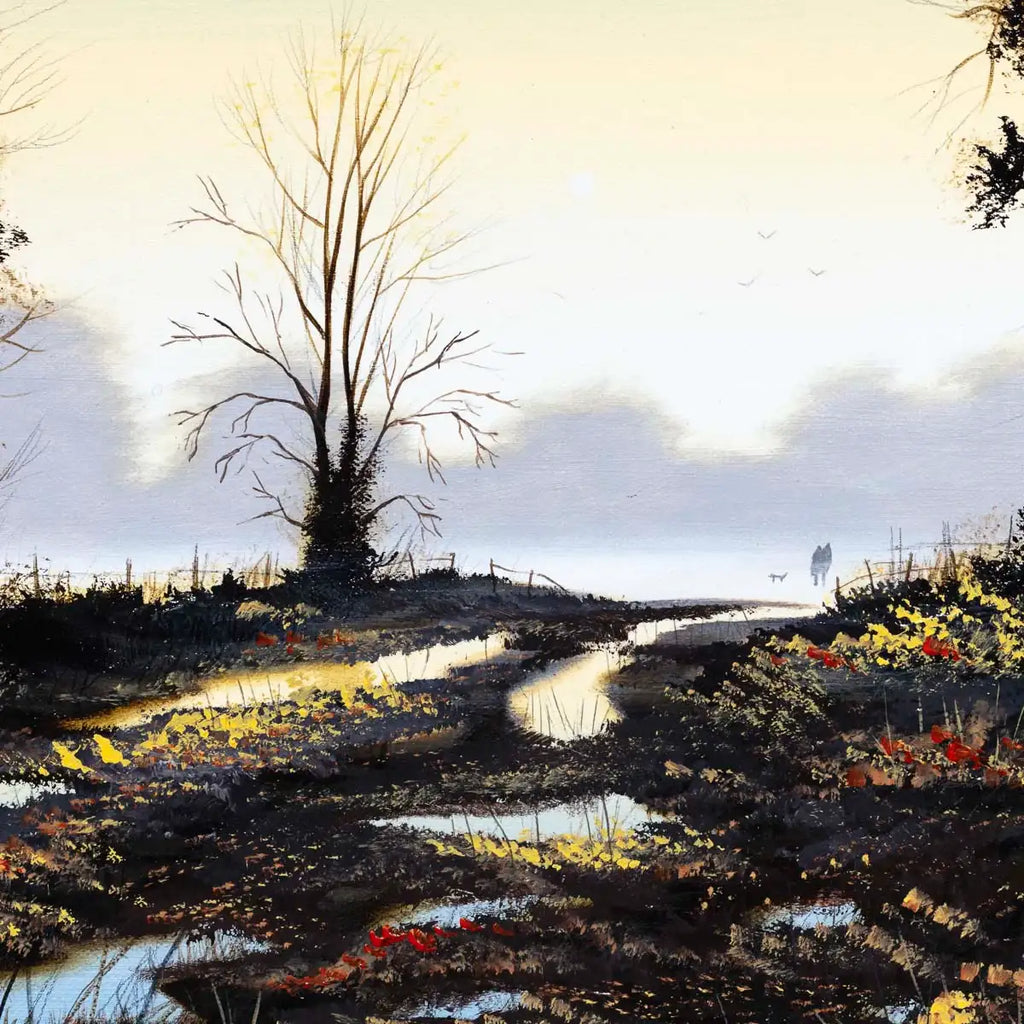 Meandering Down The River - Original - SOLD by artist David James Warilow - Wyecliffe Galleries