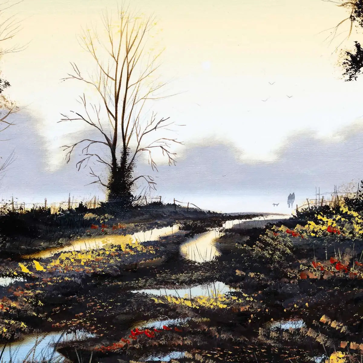 Meandering Down The River - Original - SOLD by artist David James Warilow - Wyecliffe Galleries