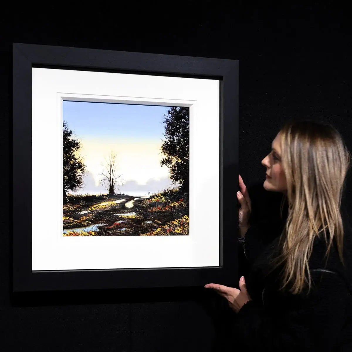 Meandering Down The River - Original - SOLD by artist David James Warilow - Wyecliffe Galleries