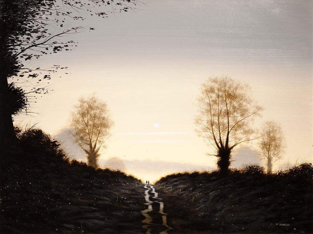 Misted Morning - Original - SOLD by artist David James Warilow - Wyecliffe Galleries