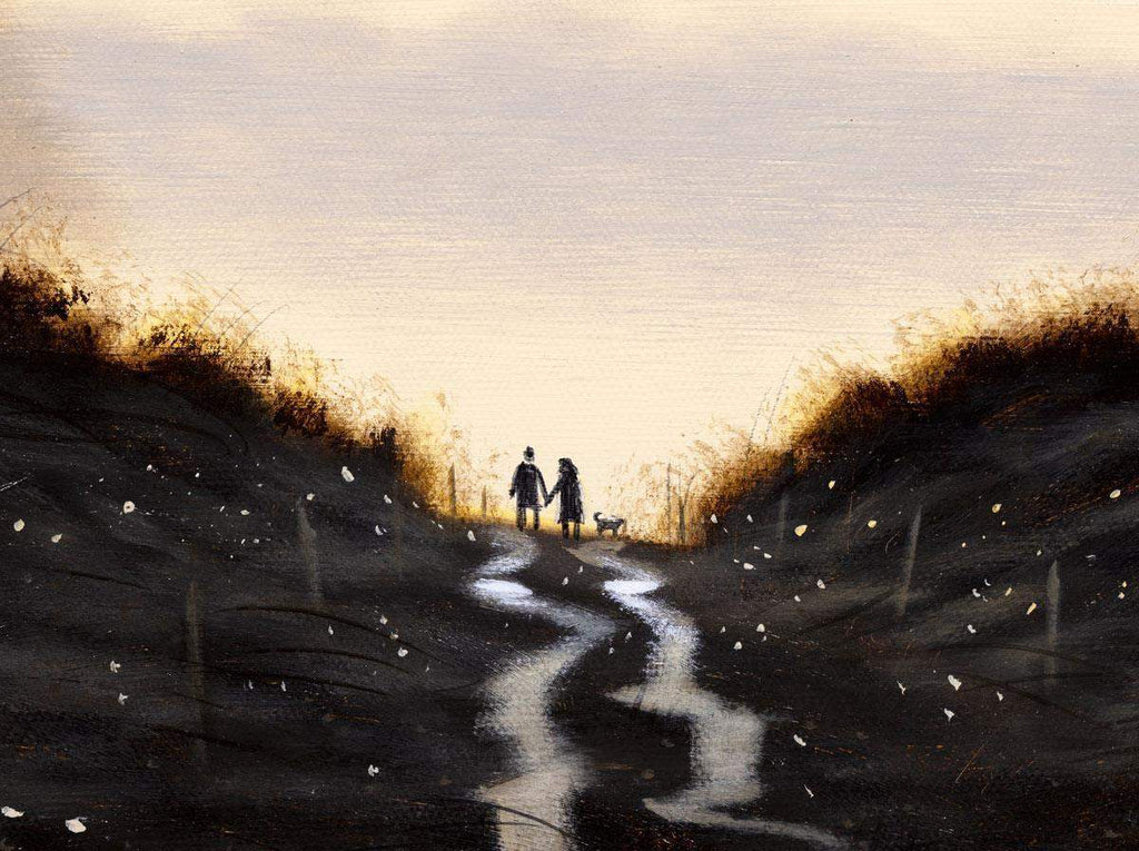 Misted Morning - Original - SOLD by artist David James Warilow - Wyecliffe Galleries