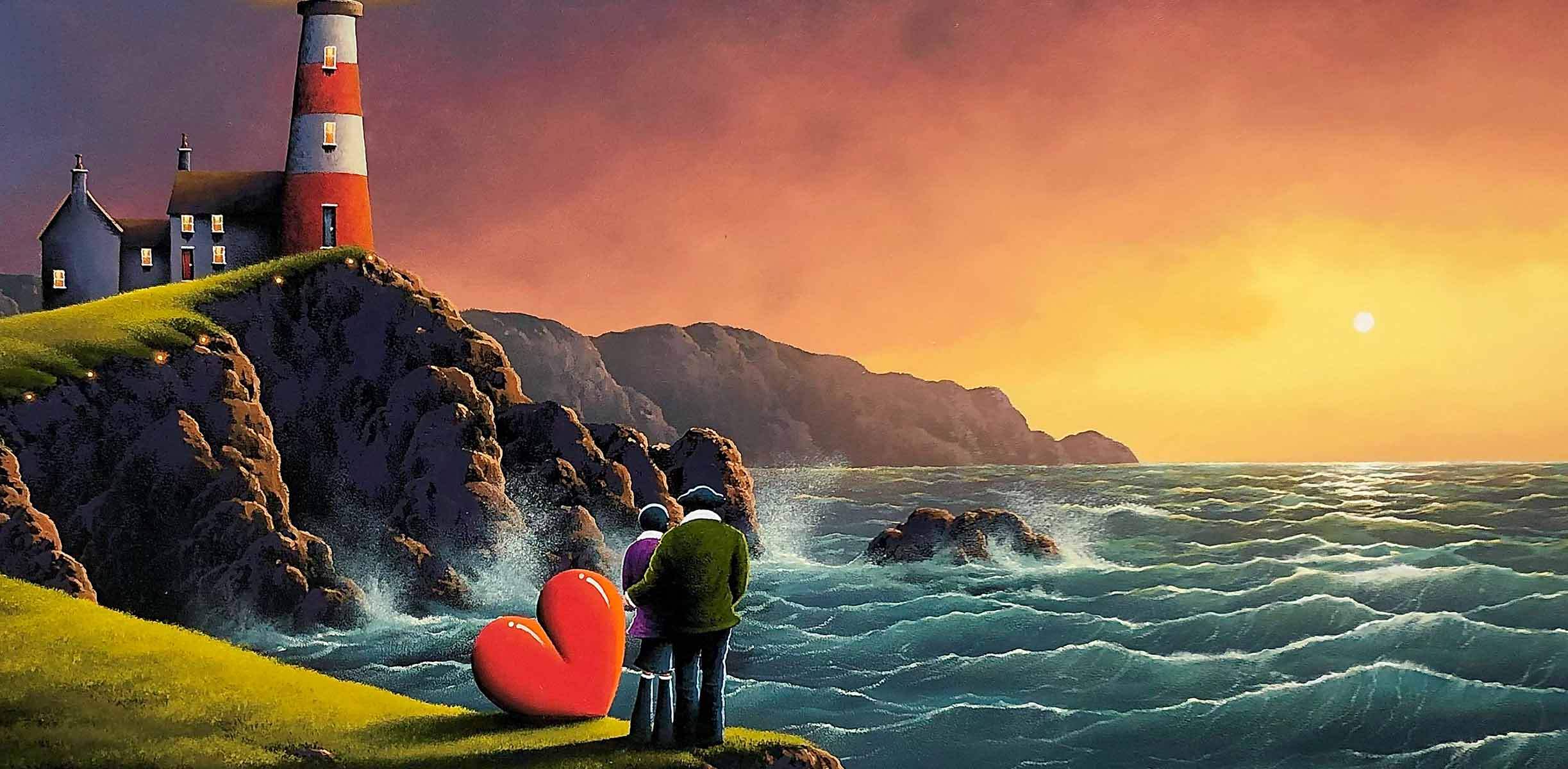 A Beacon of Hope - Original - SOLD by artist David Renshaw - Wyecliffe Galleries