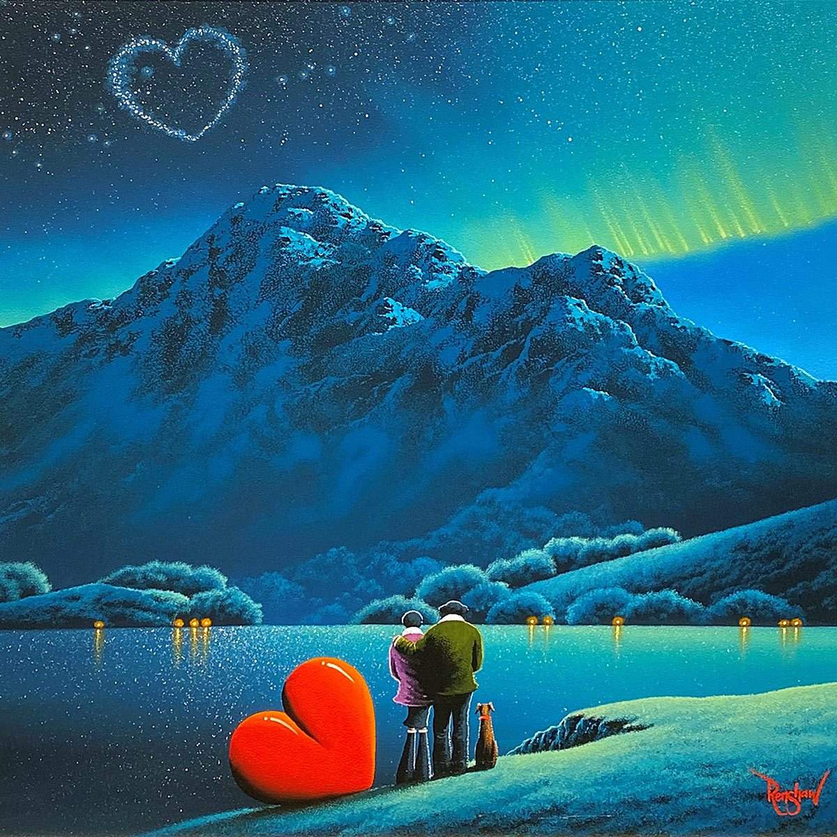 A Cherished Moment - Original - SOLD by artist David Renshaw - Wyecliffe Galleries