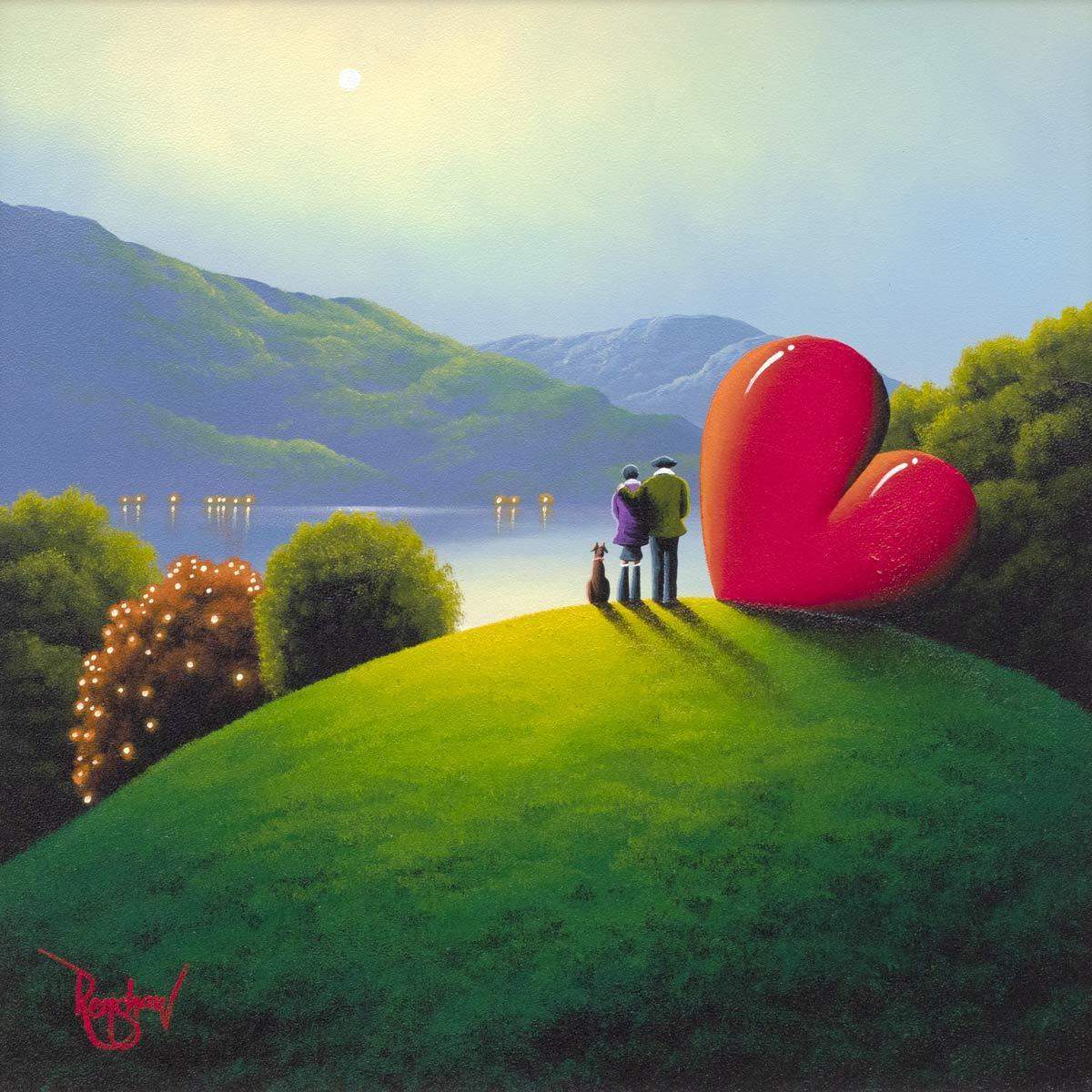A Distant Dream - Original - SOLD by artist David Renshaw - Wyecliffe Galleries