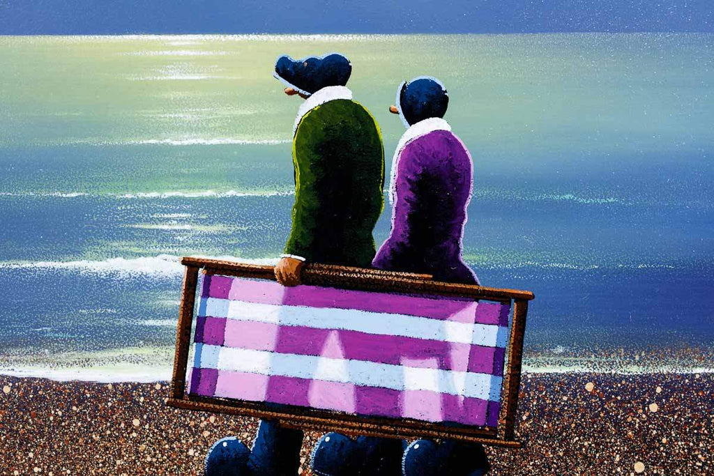 A Family Day Out - Original - SOLD by artist David Renshaw - Wyecliffe Galleries