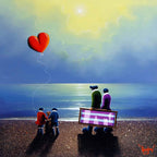 A Family Day Out - Original - SOLD by artist David Renshaw - Wyecliffe Galleries