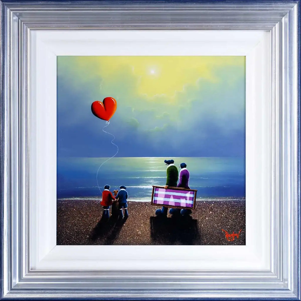 A Family Day Out - Original - SOLD by artist David Renshaw - Wyecliffe Galleries