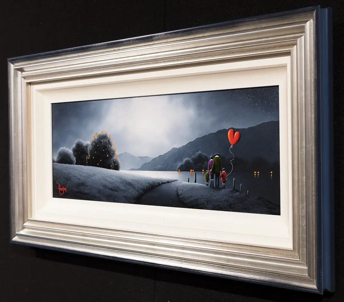 A Family Outing - SOLD by artist David Renshaw - Wyecliffe Galleries