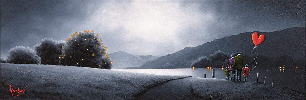 A Family Outing - SOLD by artist David Renshaw - Wyecliffe Galleries