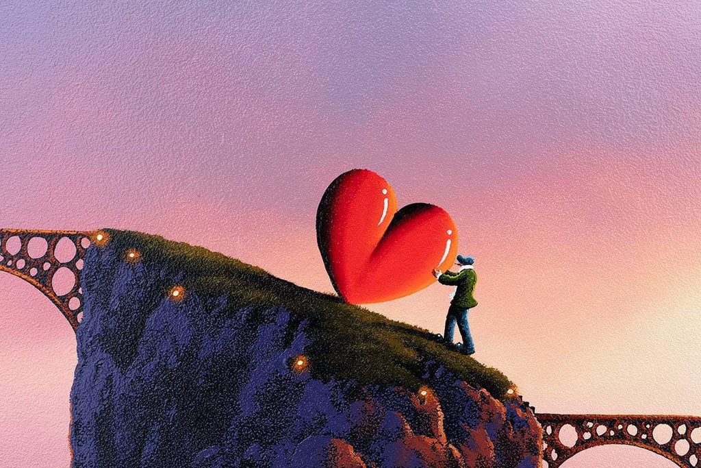 A Gift From Me To You - Original - SOLD by artist David Renshaw - Wyecliffe Galleries