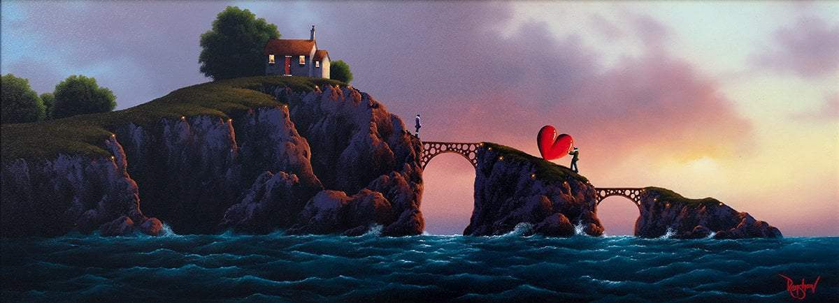 A Gift From Me To You - Original - SOLD by artist David Renshaw - Wyecliffe Galleries