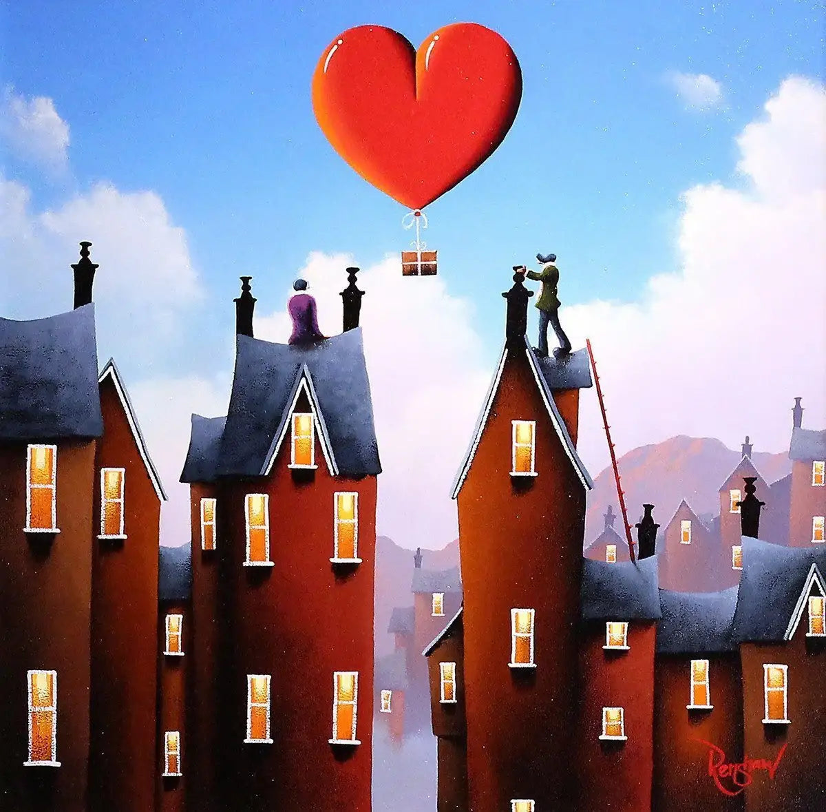 A Gift of Love - SOLD by artist David Renshaw - Wyecliffe Galleries