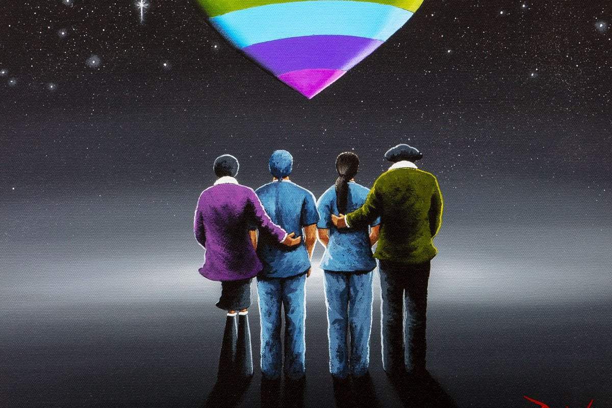 A Heartfelt Thank You - SOLD OUT by artist David Renshaw - Wyecliffe Galleries