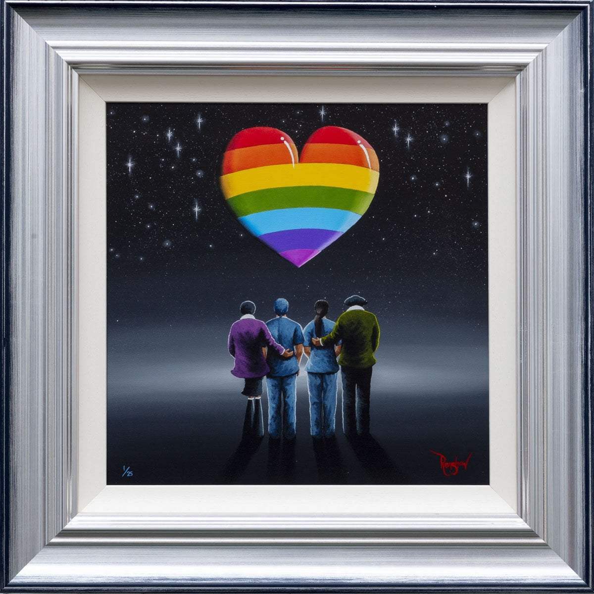 A Heartfelt Thank You - SOLD OUT by artist David Renshaw - Wyecliffe Galleries