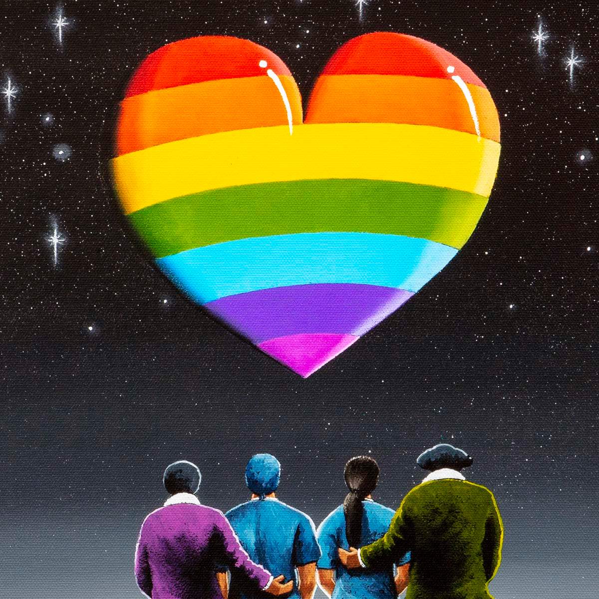 A Heartfelt Thank You - SOLD OUT by artist David Renshaw - Wyecliffe Galleries