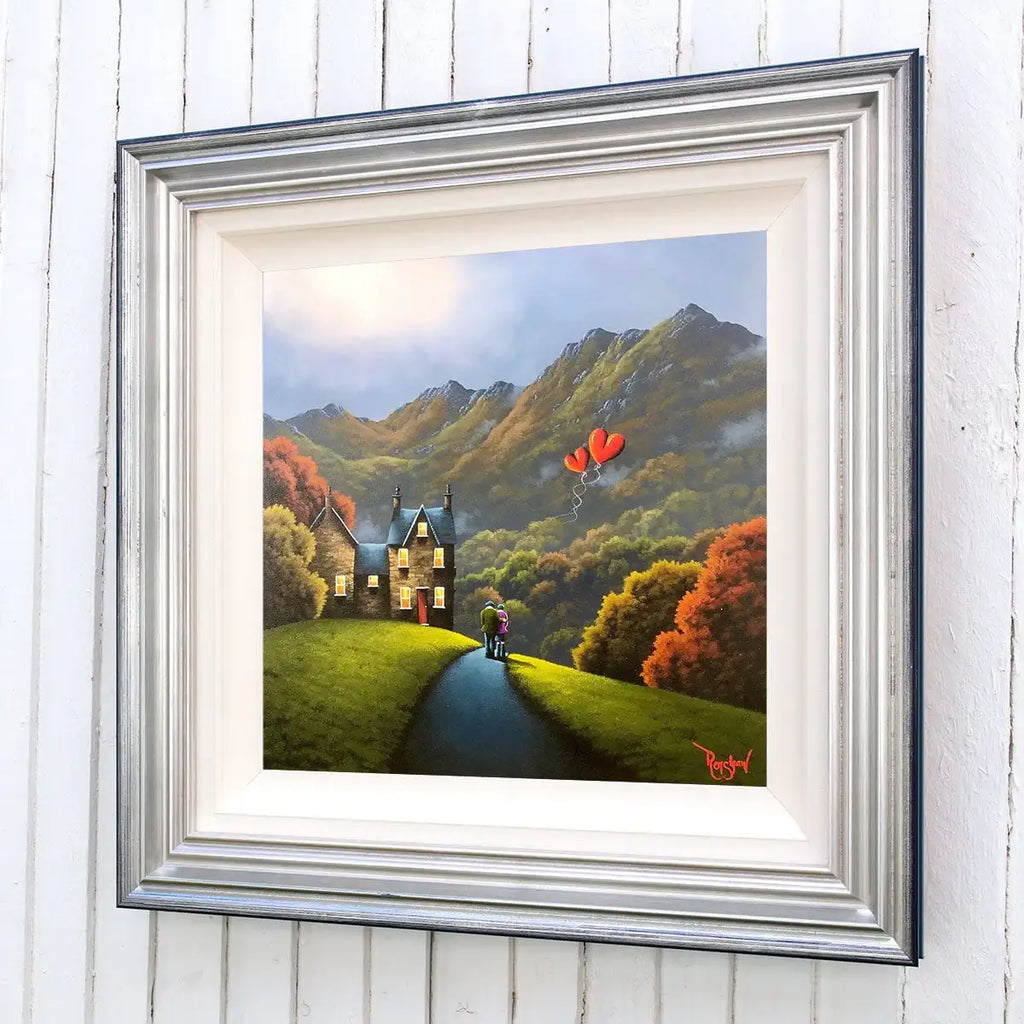 A Home Built Full of Love - Original - SOLD by artist David Renshaw - Wyecliffe Galleries