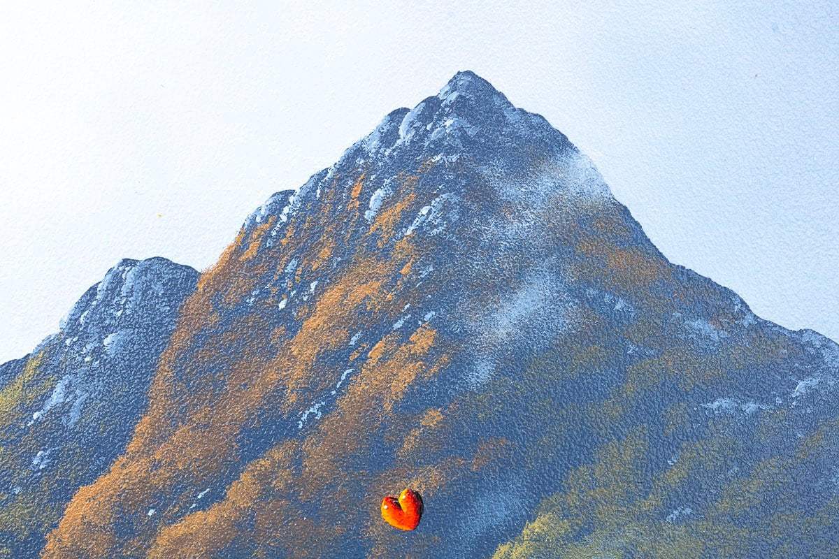 A Home Bursting With Love - Original - SOLD by artist David Renshaw - Wyecliffe Galleries