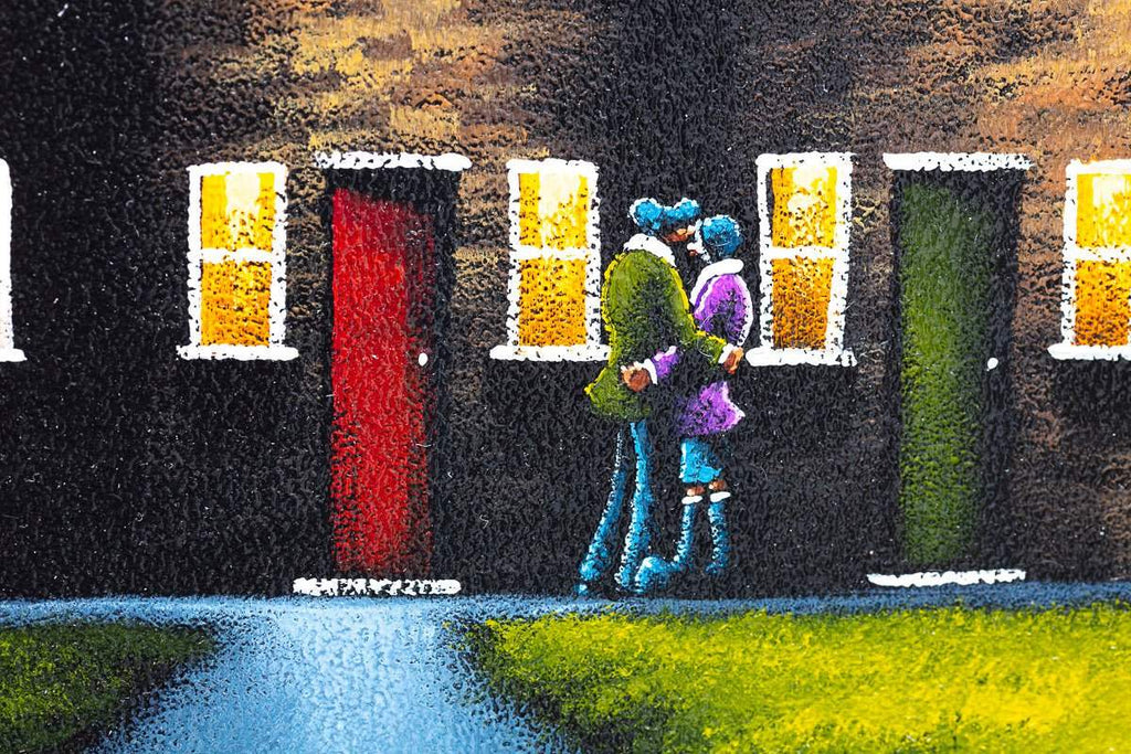A Home Bursting With Love - Original - SOLD by artist David Renshaw - Wyecliffe Galleries