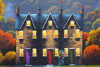 A Home Bursting With Love - Original - SOLD by artist David Renshaw - Wyecliffe Galleries
