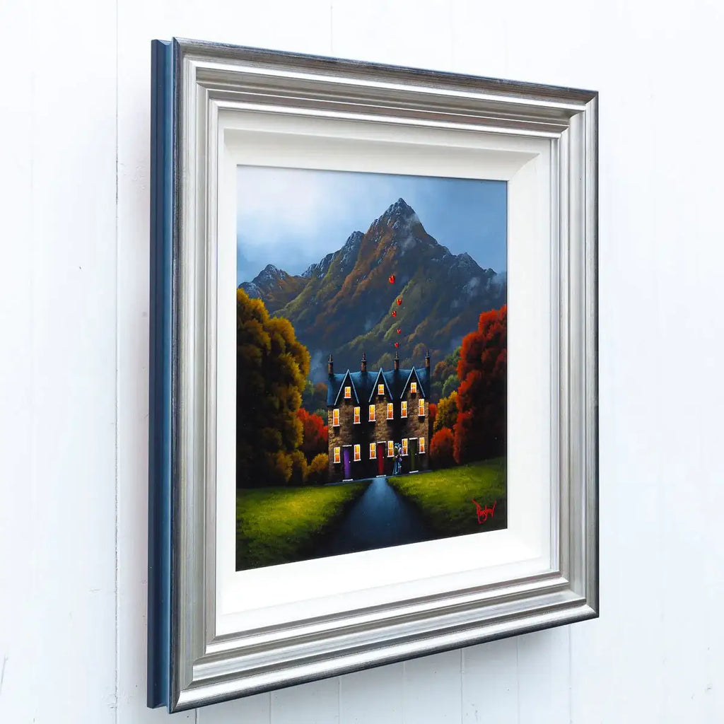 A Home Bursting With Love - Original - SOLD by artist David Renshaw - Wyecliffe Galleries