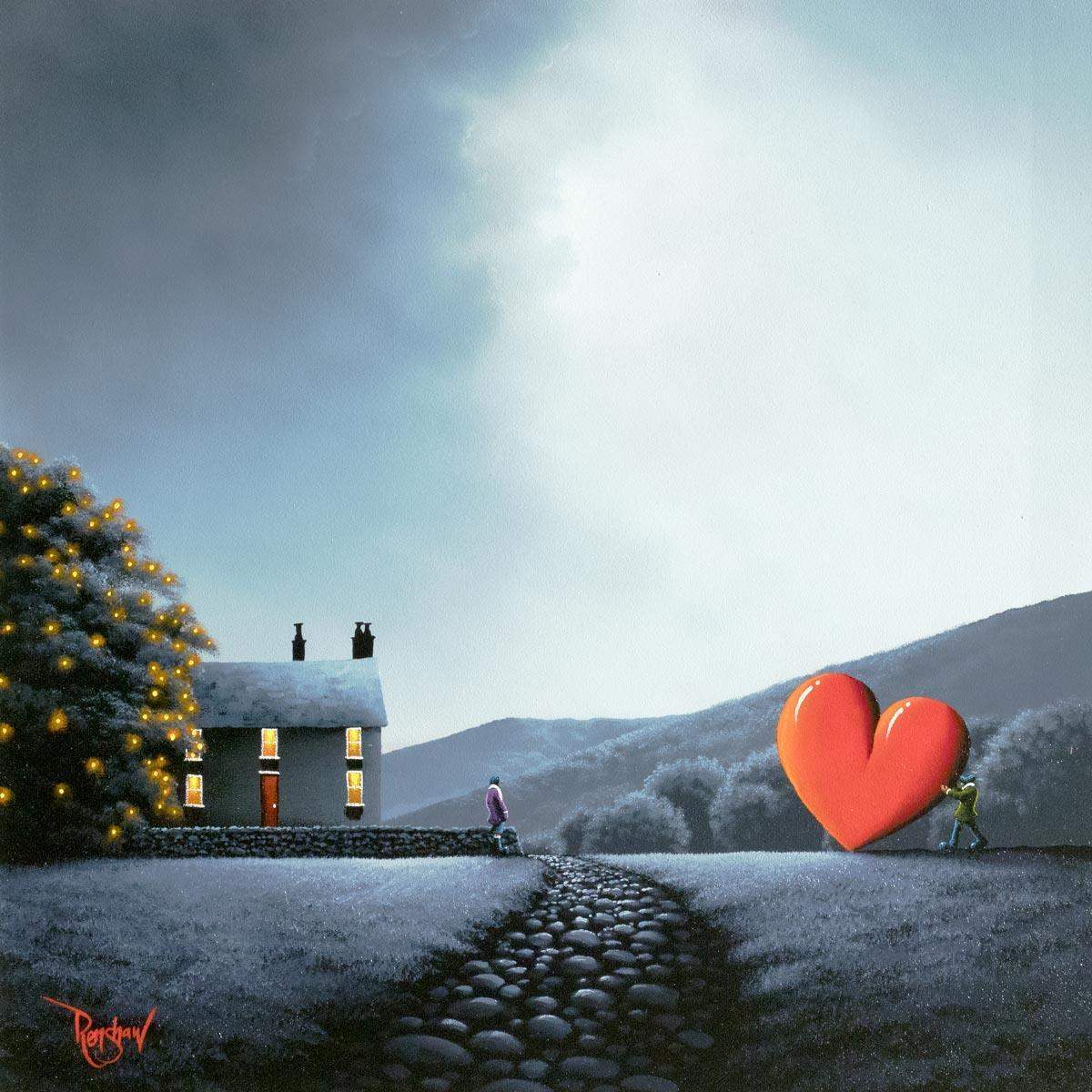 A Home Full Of Love - SOLD by artist David Renshaw - Wyecliffe Galleries