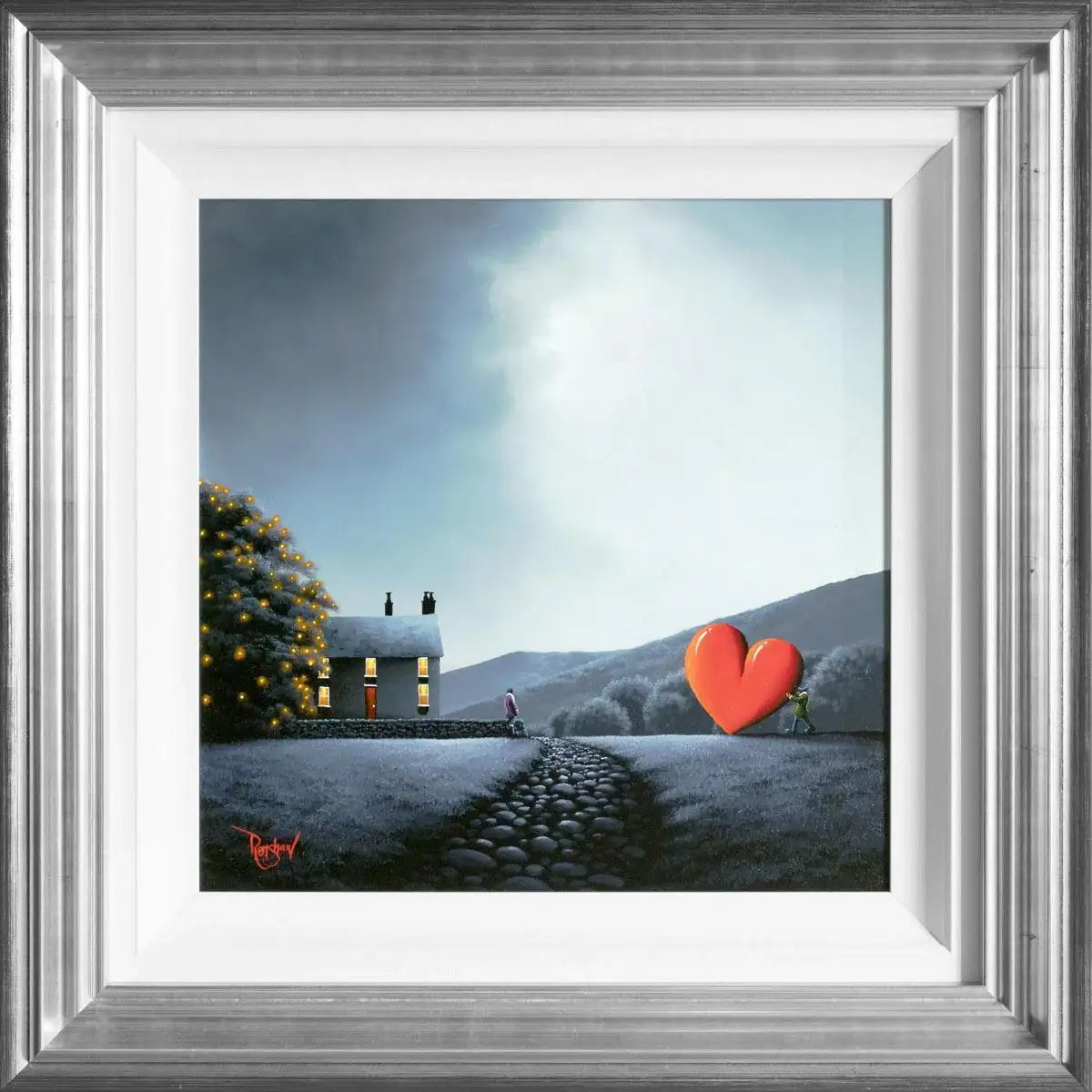 A Home Full Of Love - SOLD by artist David Renshaw - Wyecliffe Galleries