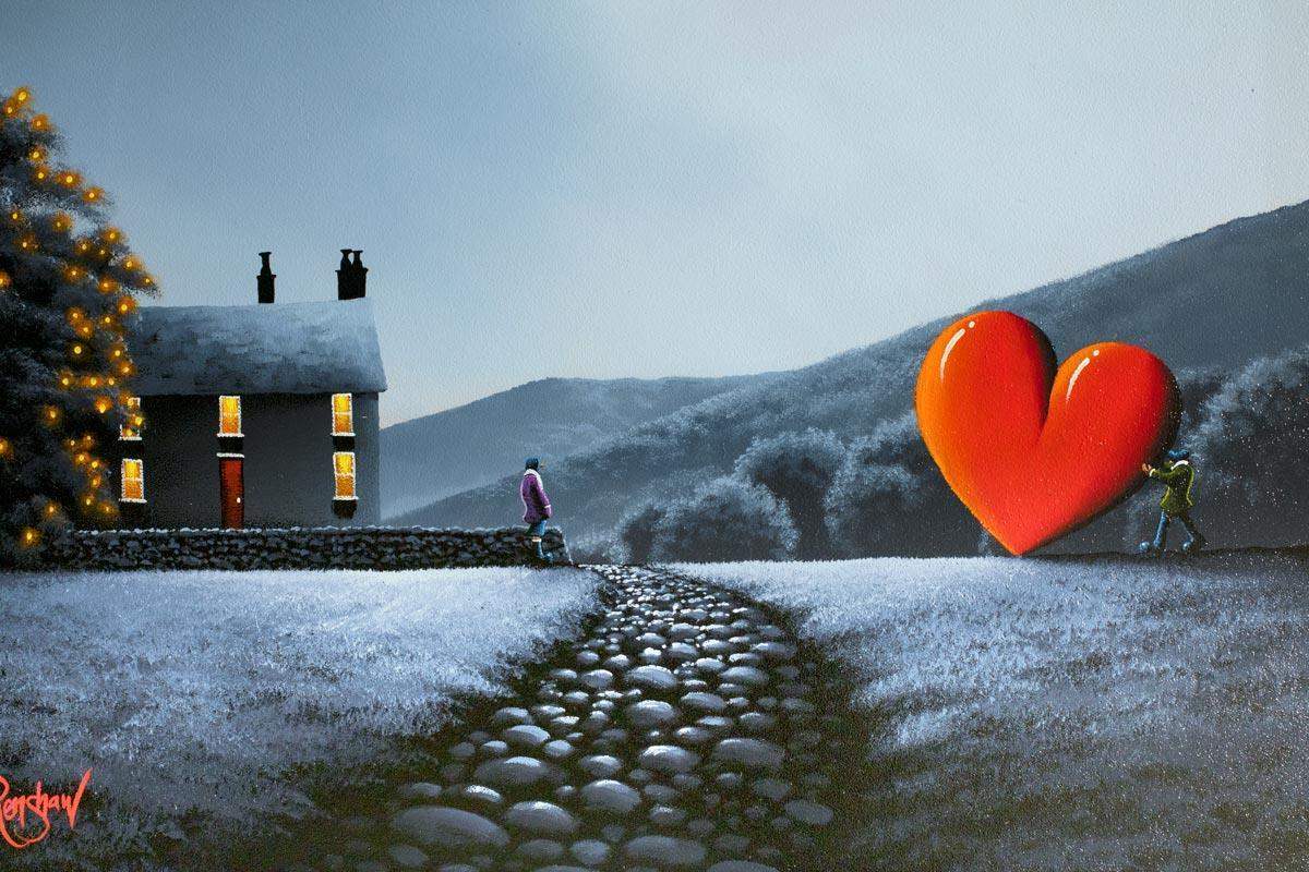 A Home Full Of Love - SOLD by artist David Renshaw - Wyecliffe Galleries