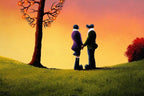 A Home Full of Love - SOLD by artist David Renshaw - Wyecliffe Galleries