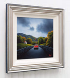 A Little Red Coupe - Original - SOLD by artist David Renshaw - Wyecliffe Galleries