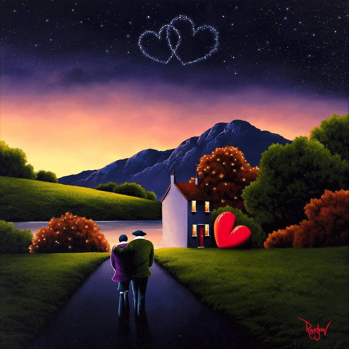 A Love Like Ours - Original - SOLD by artist David Renshaw - Wyecliffe Galleries
