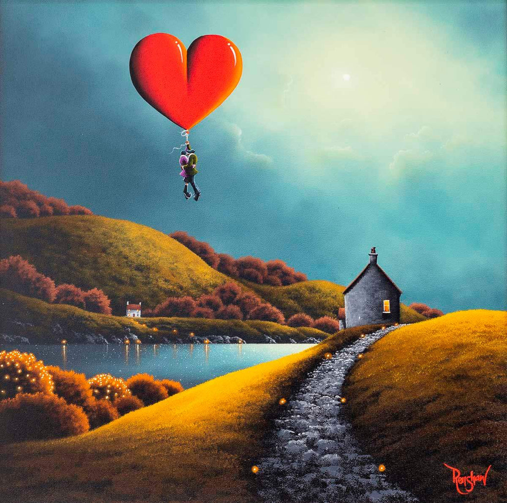 A Love That Carries Us Away - Original SOLD by artist David Renshaw - Wyecliffe Galleries