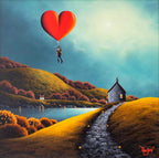 A Love That Carries Us Away - Original SOLD by artist David Renshaw - Wyecliffe Galleries