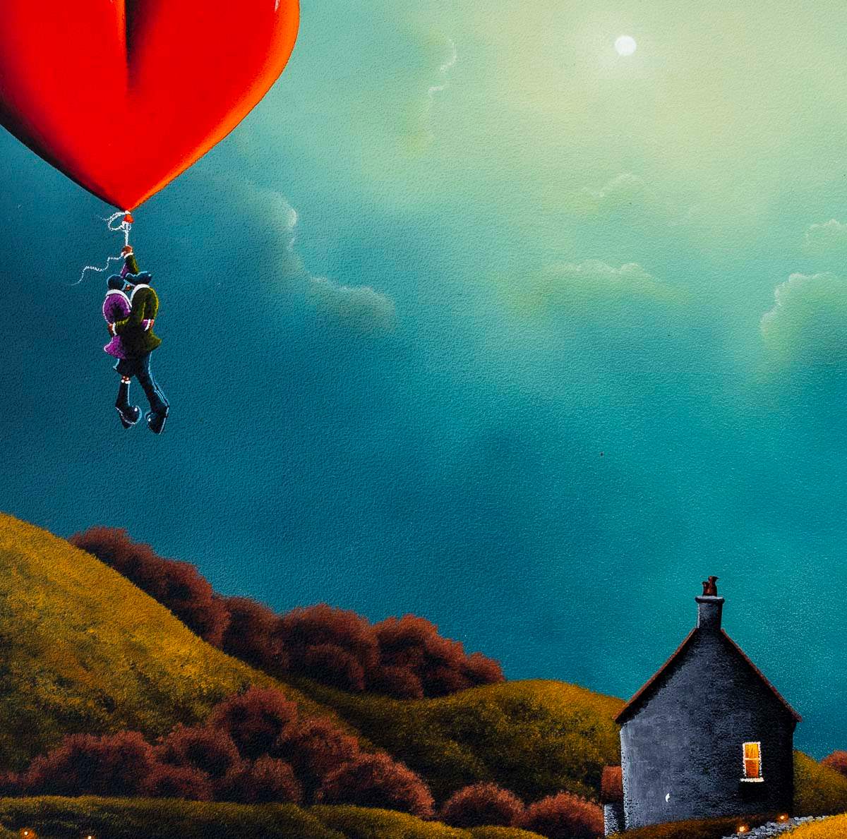 A Love That Carries Us Away - Original SOLD by artist David Renshaw - Wyecliffe Galleries