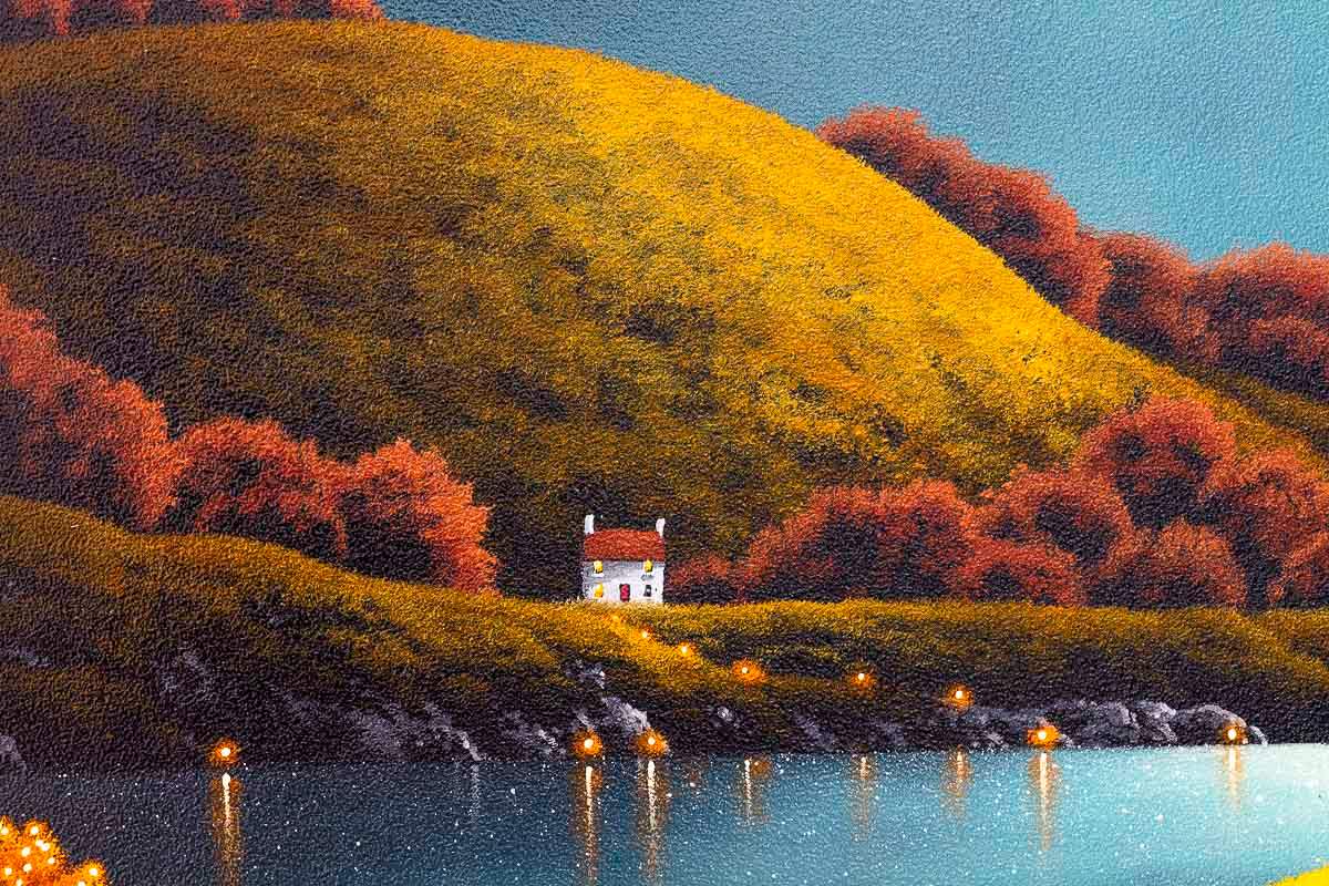 A Love That Carries Us Away - Original SOLD by artist David Renshaw - Wyecliffe Galleries