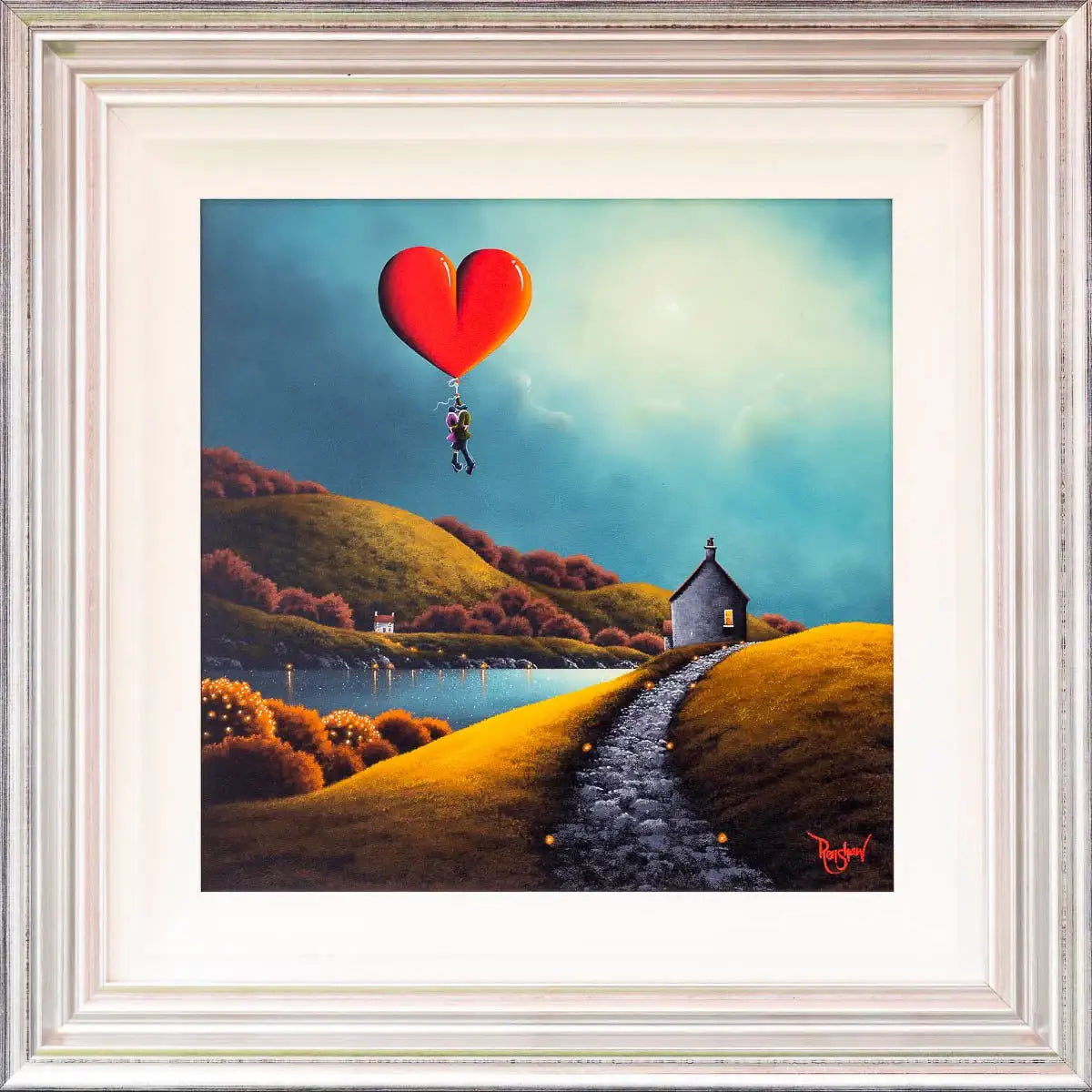 A Love That Carries Us Away - Original SOLD by artist David Renshaw - Wyecliffe Galleries